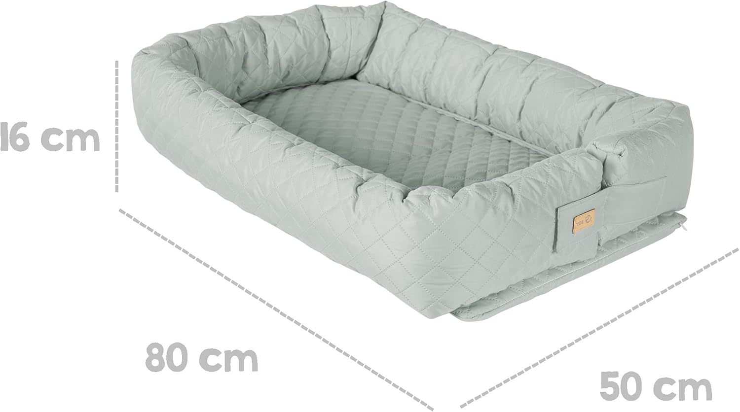 Detalle 2 de roba Babylounge roba Style – Réducteur de lit bébé, vert givré