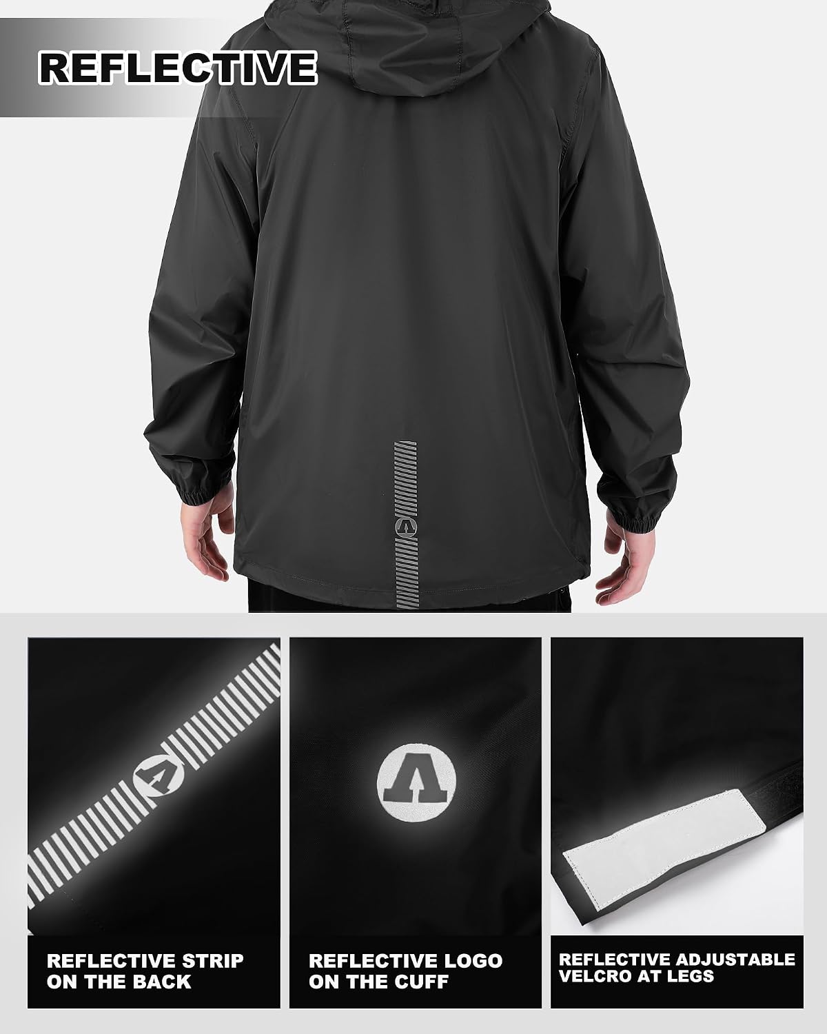 Detalle 2 de Outdoor Ventures Regenanzug mit 5000 mm Wasserdichtheit