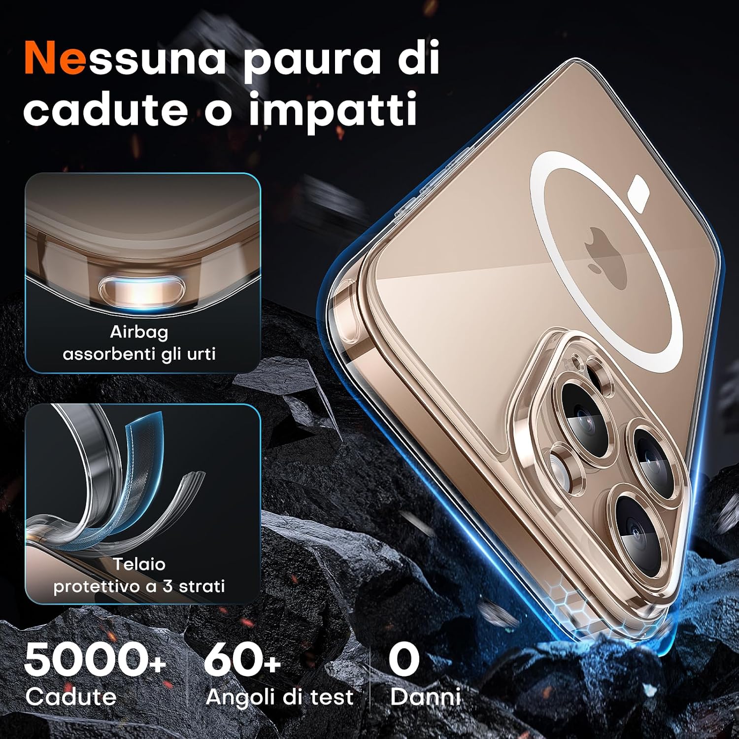 Detalle 2 de TOCOL Cover Magnetica iPhone 16 Pro 6,3