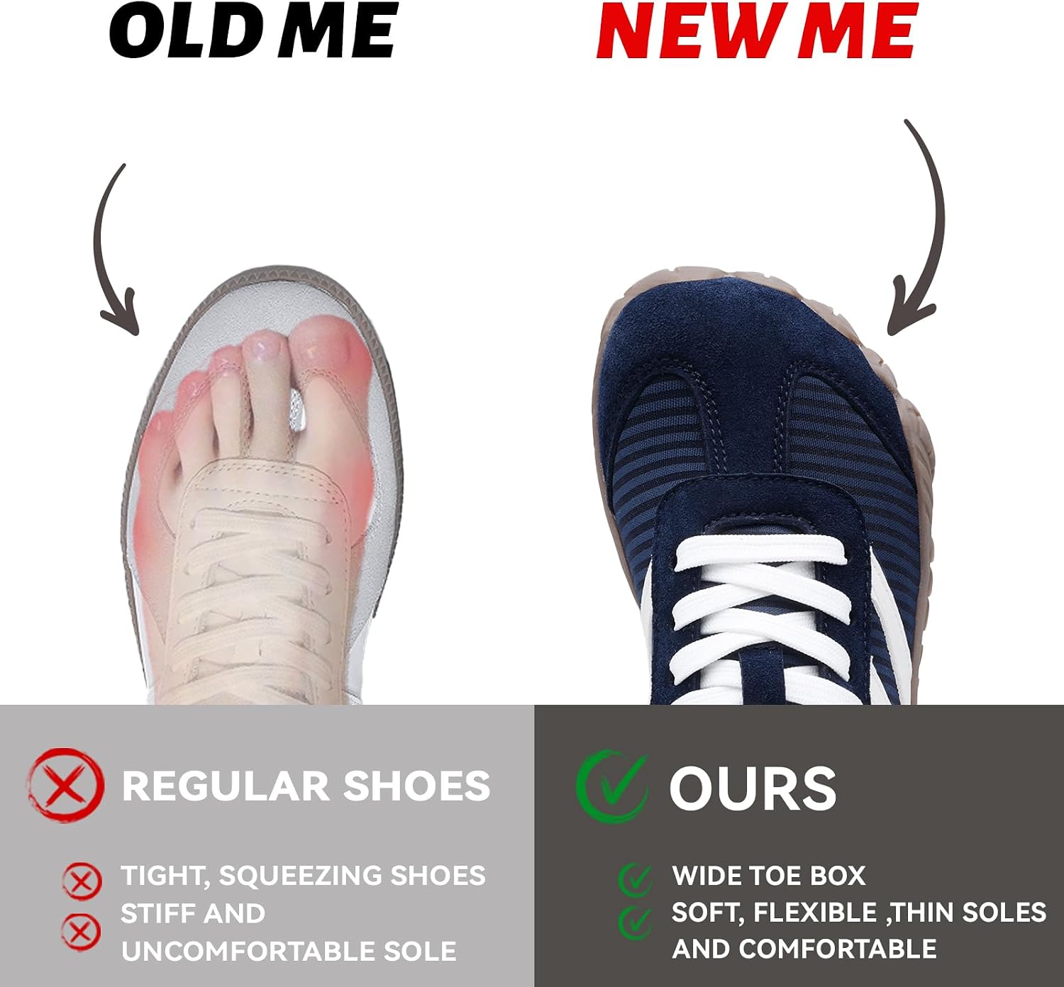 Thumbnail 4 de Barefoot Shoes Women Men – Wide Toe Box Minimalist Sneakers