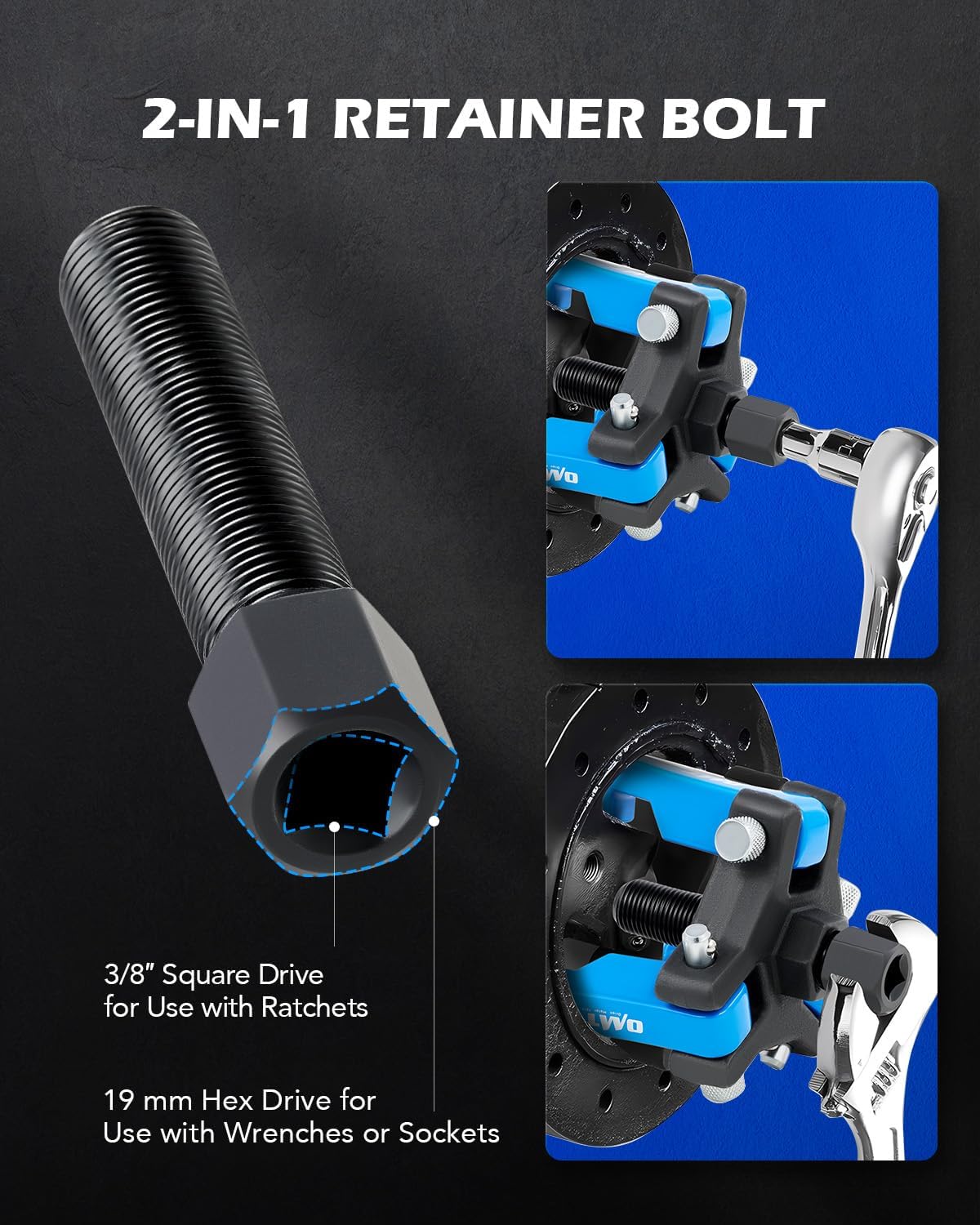 Thumbnail 6 de Orion Motor Tech 3-Jaw Harmonic Balancer Puller Kit ðŸ›