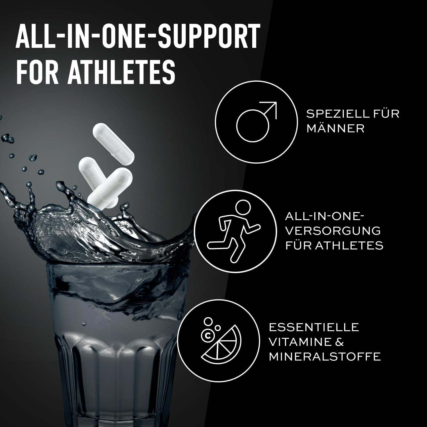 Detalle 2 de ESN Athlete Stack Men 2.0 210 Kapseln Nahrungsergänzungsmittel 💊