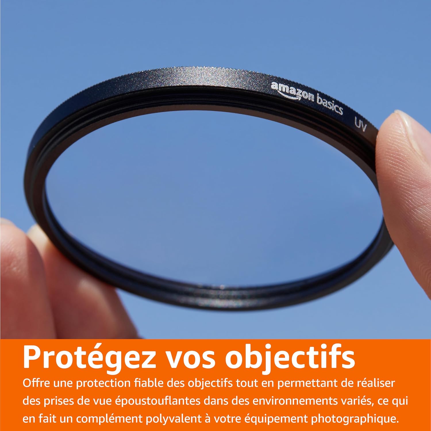 Detalle 2 de Amazon Basics Filtre UV circulaire 77 mm : protection quotidienne pour objectif