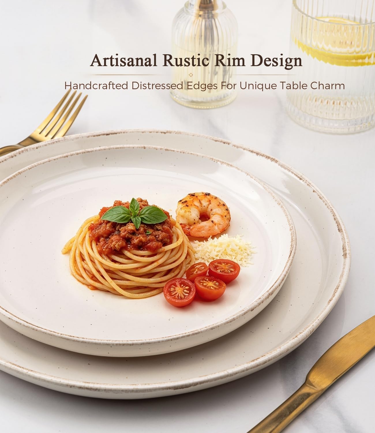Thumbnail 6 de AmorArc 24-Piece Ceramic Dinnerware Set