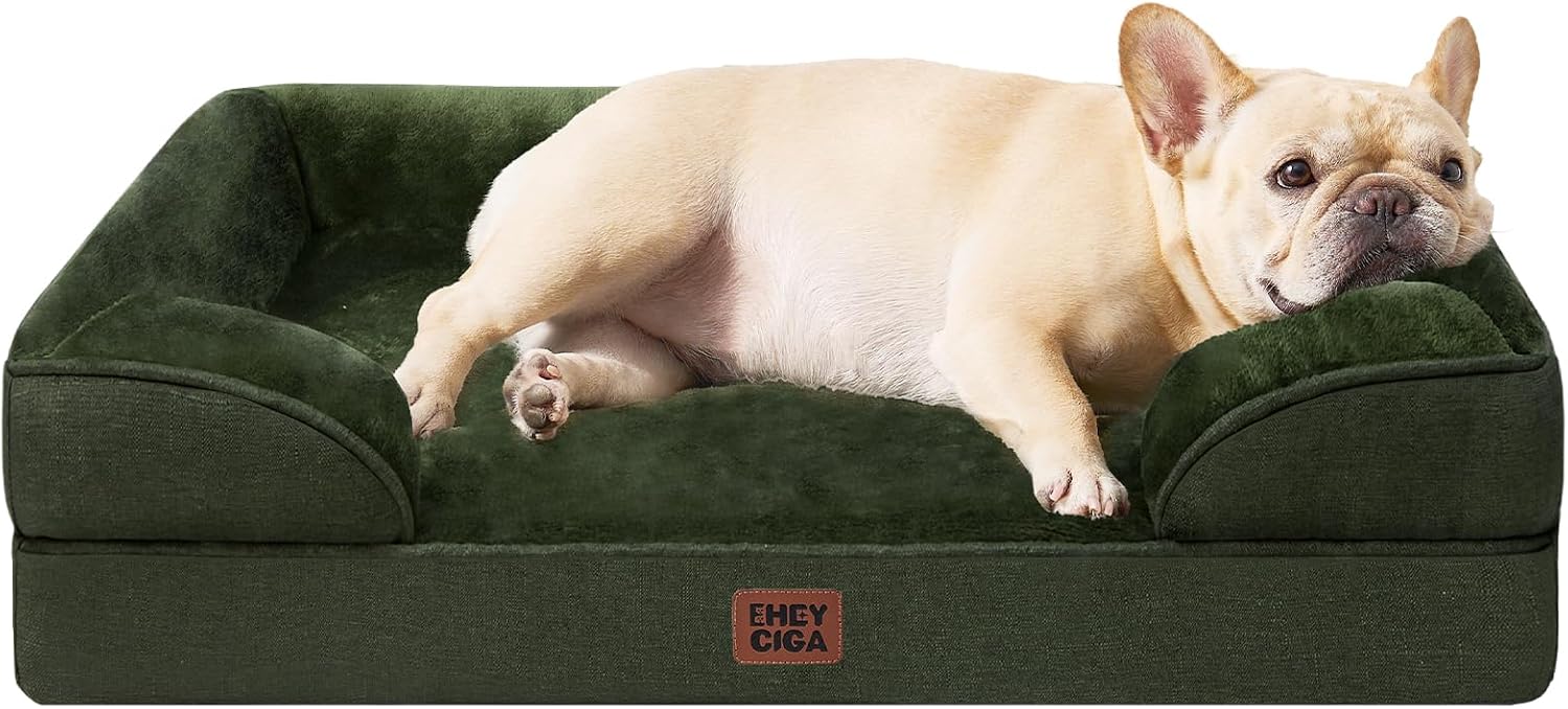 Detalle de EHEYCIGA Orthopädisches Hundebett 76×51 cm