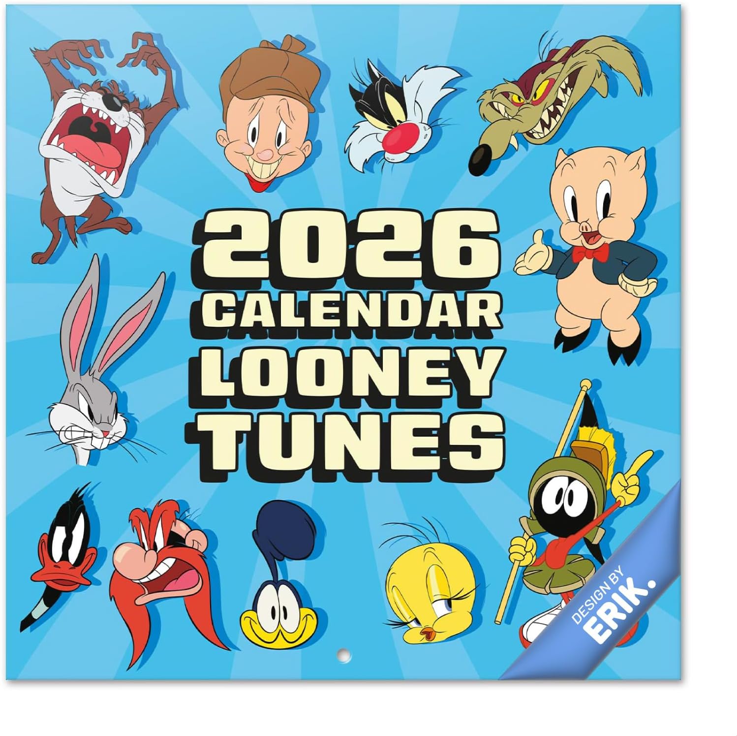 Grupo Erik Calendario Looney Tunes 30x30 cm 2026