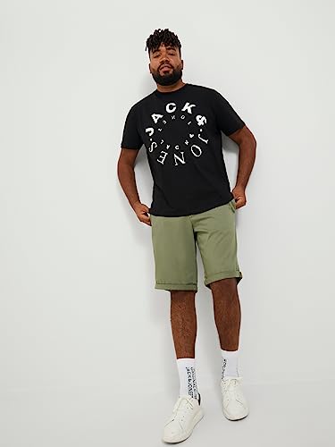 Thumbnail 7 de JACK & JONES Shorts chinos de corte regular para hombre en Deep Lichen Green (XS)