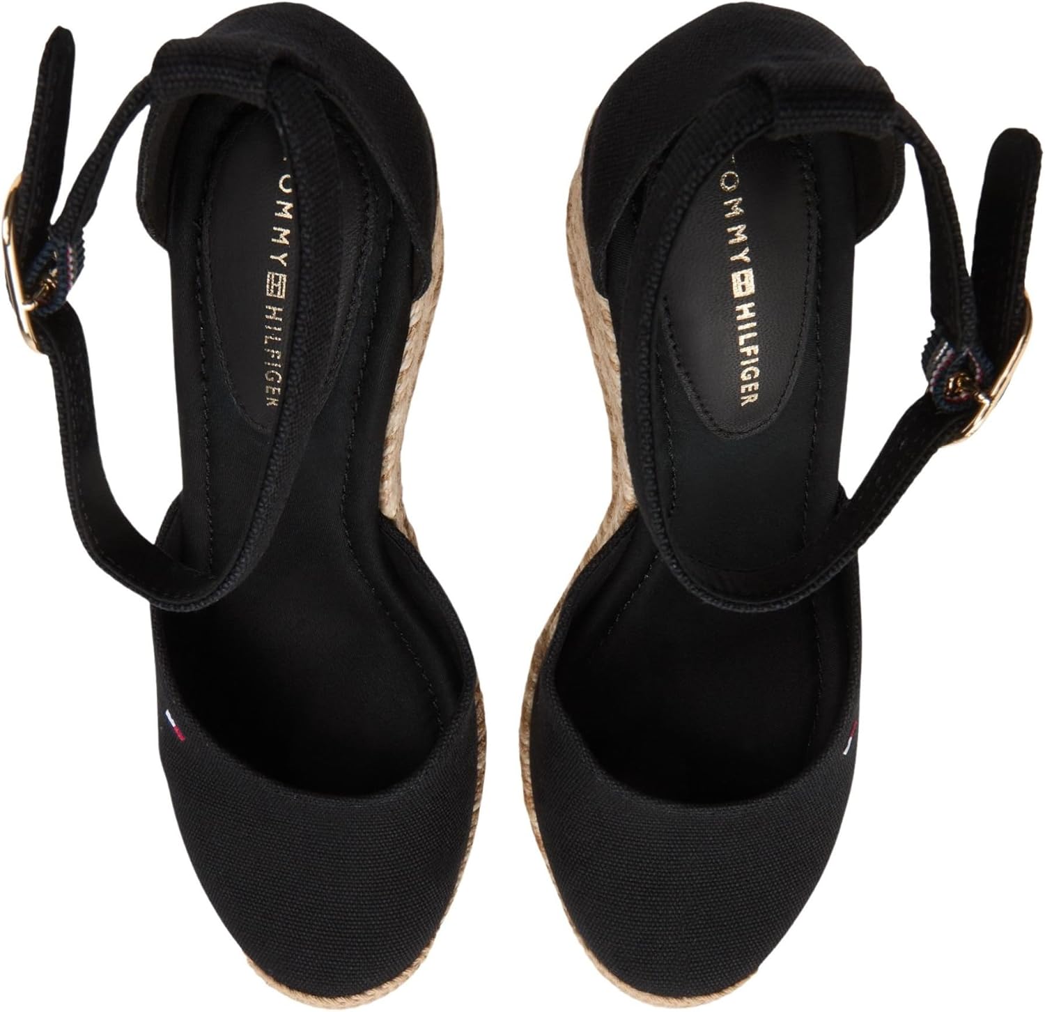 Thumbnail 4 de Tommy Hilfiger Femme Flag High Wedge Espad Closed Toe – Espadrilles compensées