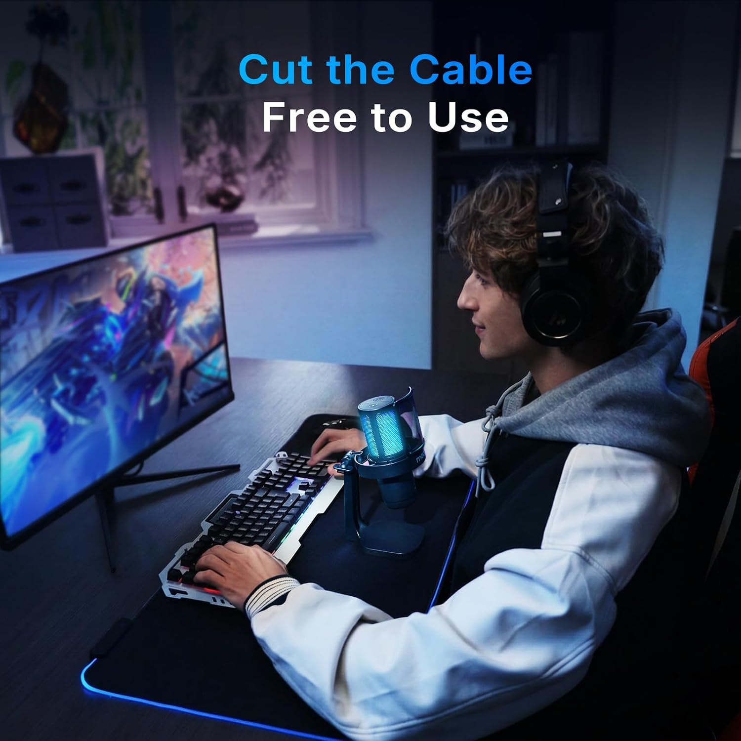 Thumbnail 1 de MAONO Wireless Gaming Microphone DGM20W
