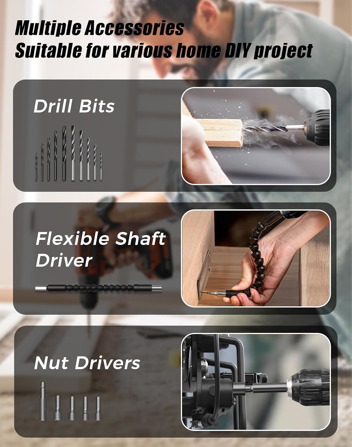 Thumbnail 5 de VIWKO 20V Cordless Drill Set