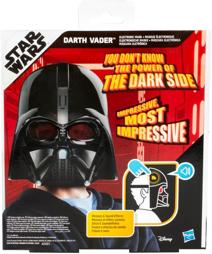 Thumbnail 5 de Star Wars Darth Vader Electronic Roleplay Mask for Kids (Ages 5+)