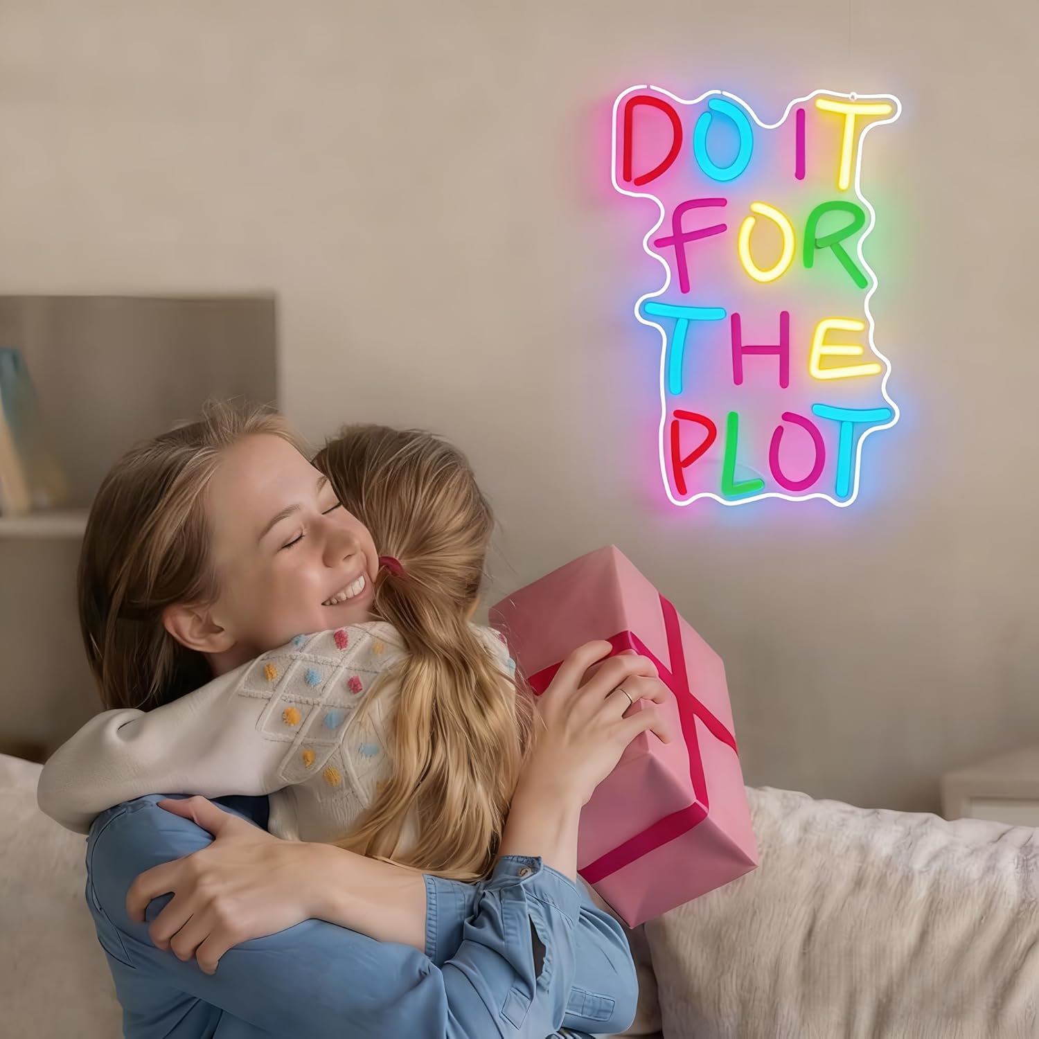 Thumbnail 6 de Do It For The Plot Neon Schild – LED Neon Sign 40×28 cm, USB betrieben
