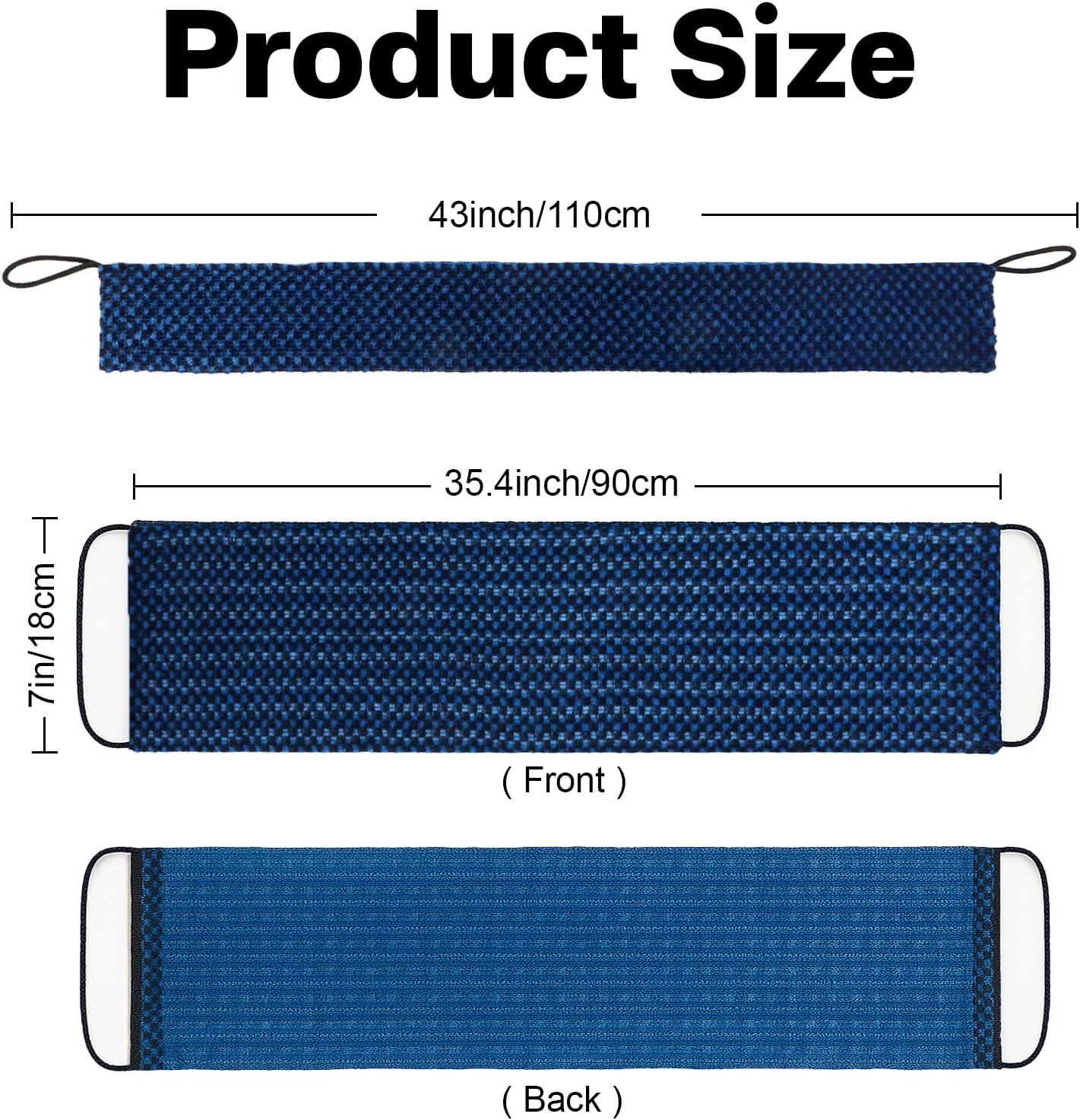 Thumbnail 6 de Yiclick Dual-Textured Exfoliating Washcloth Towel with Polyester and Microfiber