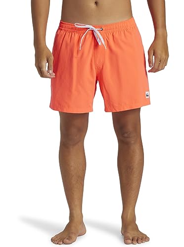Detalle de Quiksilver Homme Everyday Volley 15 Short De Bain – Hot Coral, XXL EU