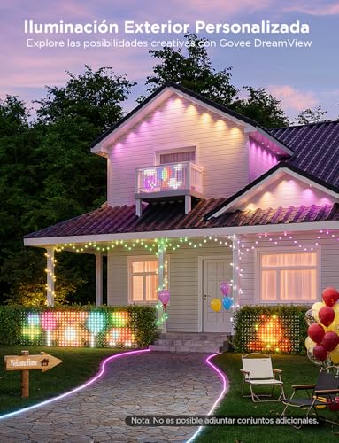 Thumbnail 3 de Govee RGBIC Net Lights 480 LEDs for bushes 🌳