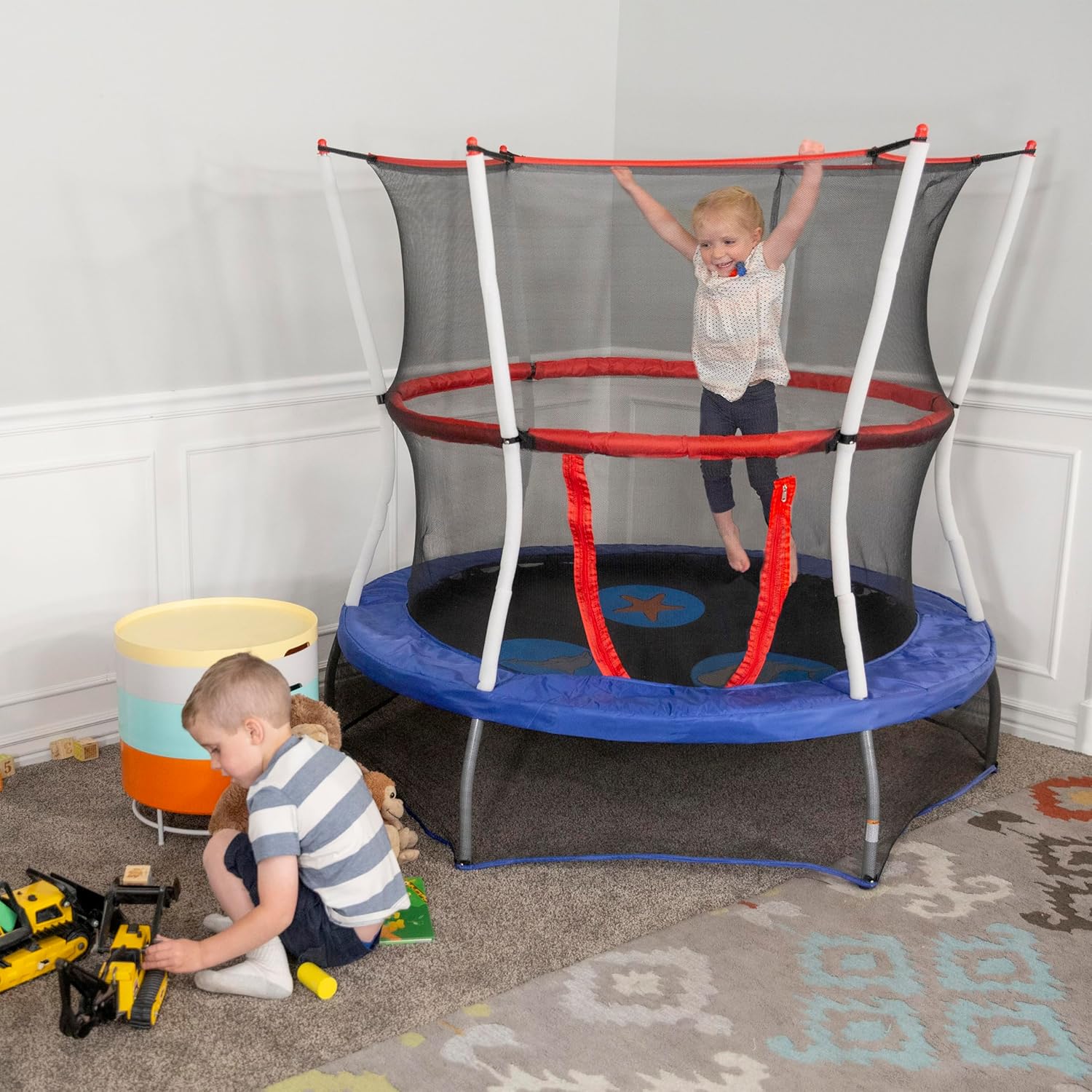 Thumbnail 6 de Skywalker Trampolines Mini Trampoline with Enclosure Net (for Kids 3–7)