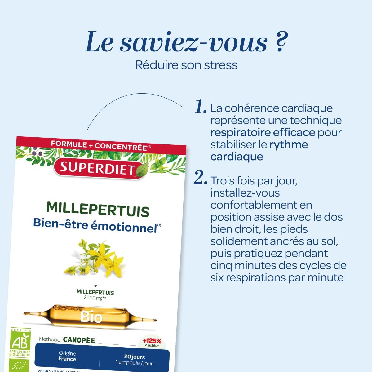 Detalle 2 de Super Diet Millepertuis BIO 20x15 ml