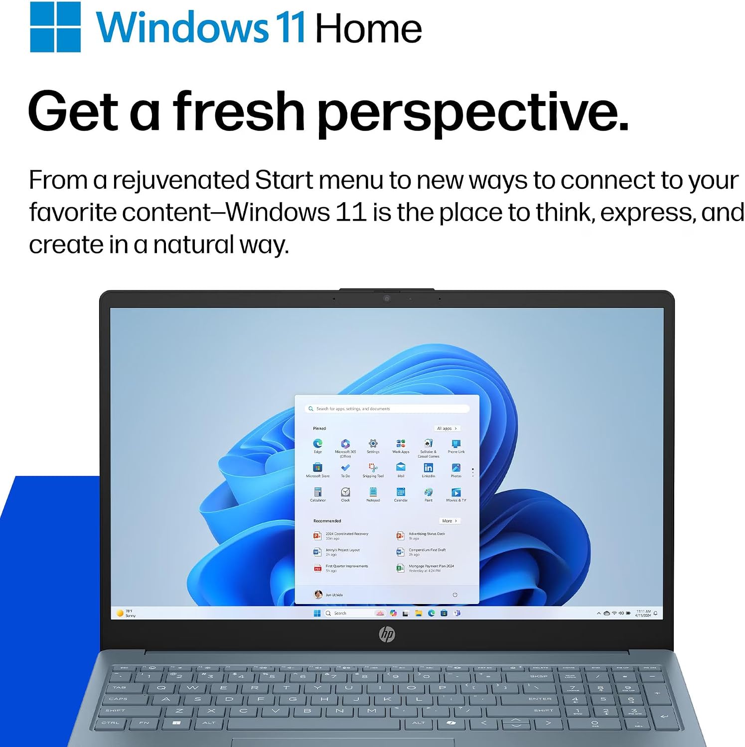 Detalle de HP 15.6-inch laptop