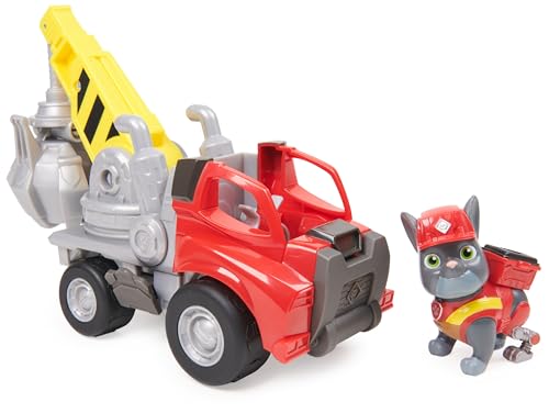 Detalle de Rubble & Crew Pack Grúa y Figura Charger para 3 años 🎲