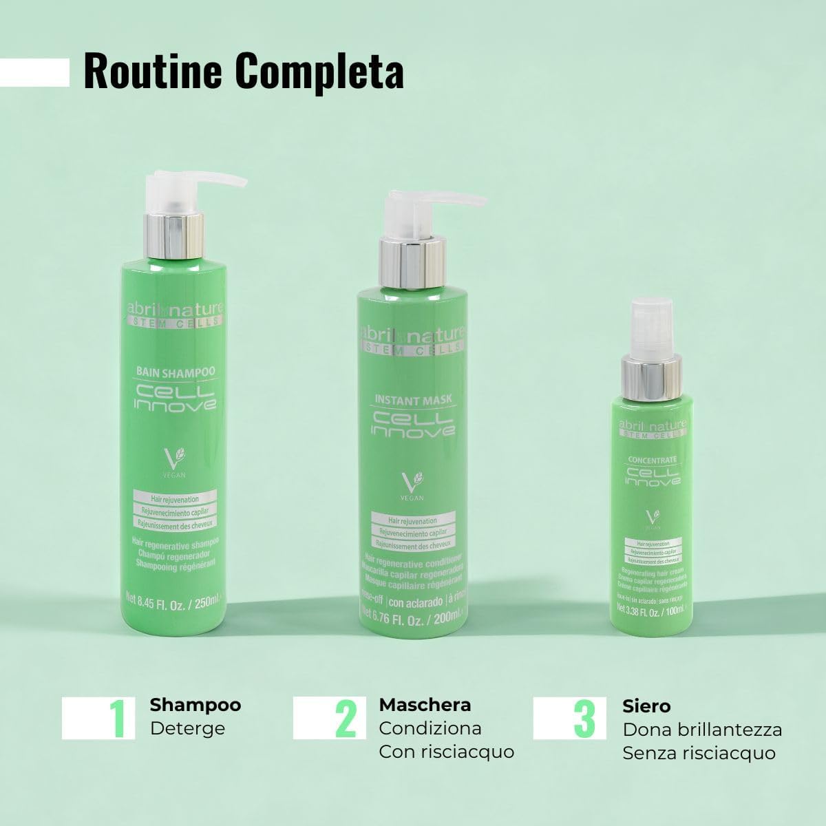 Detalle de abril et nature Cell Innove Siero Capillare Professional: Rigenera e Ringiovanisce per Tutti i Tipi di Capelli
