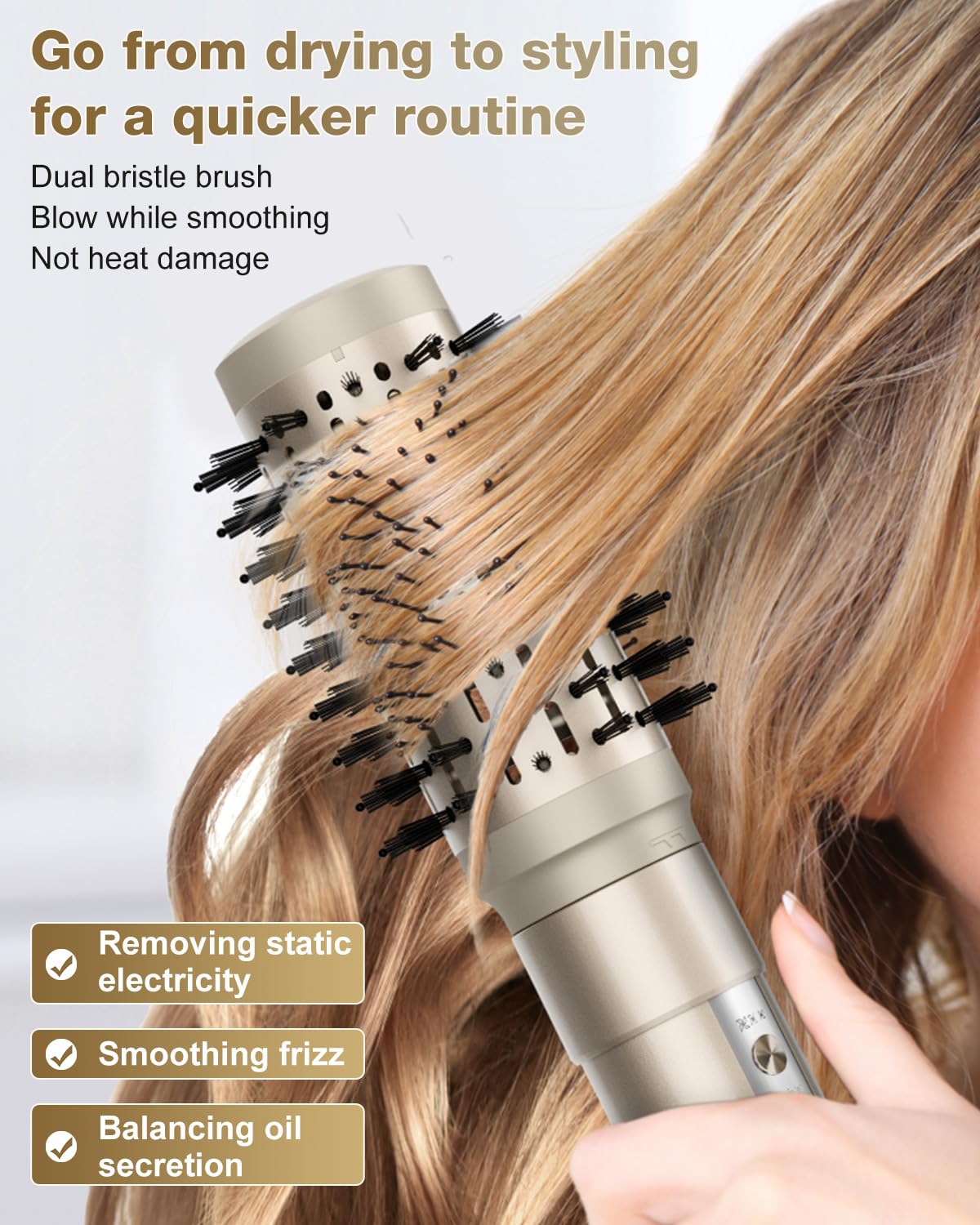 Thumbnail 5 de 7MAGIC 6-in-1 Hair Styler Brush 110,000 RPM 💇♀
