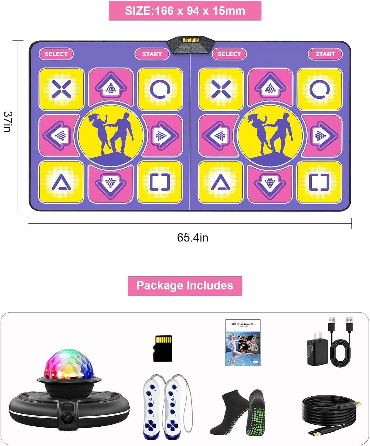 Thumbnail 6 de Acelufly Dance Mat electronic dance mat