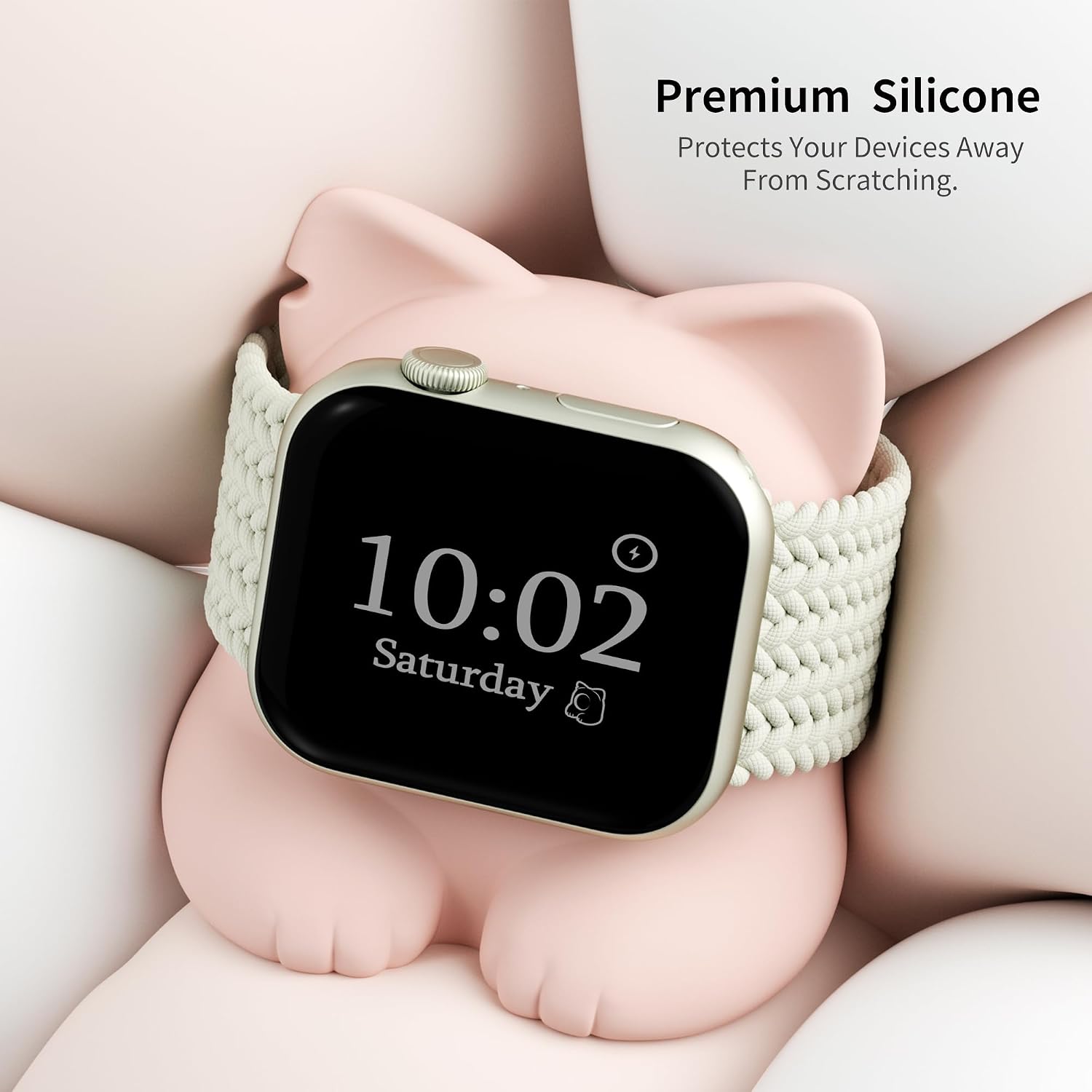 Thumbnail 2 de ELETIUO Watch Charger Stand, Pink