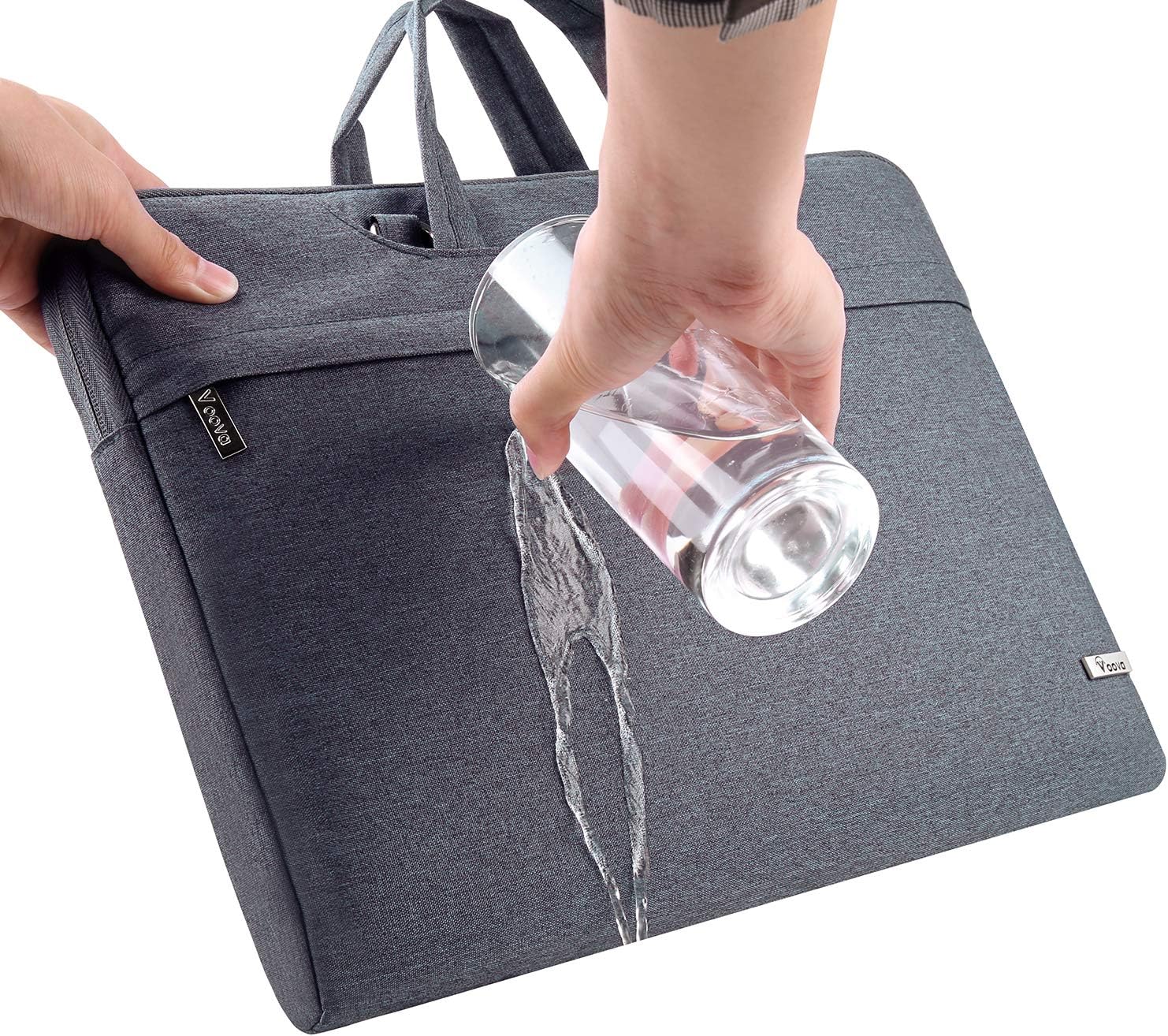 Detalle de Voova 17–17.3 inch Waterproof Laptop Bag with Shoulder Strap