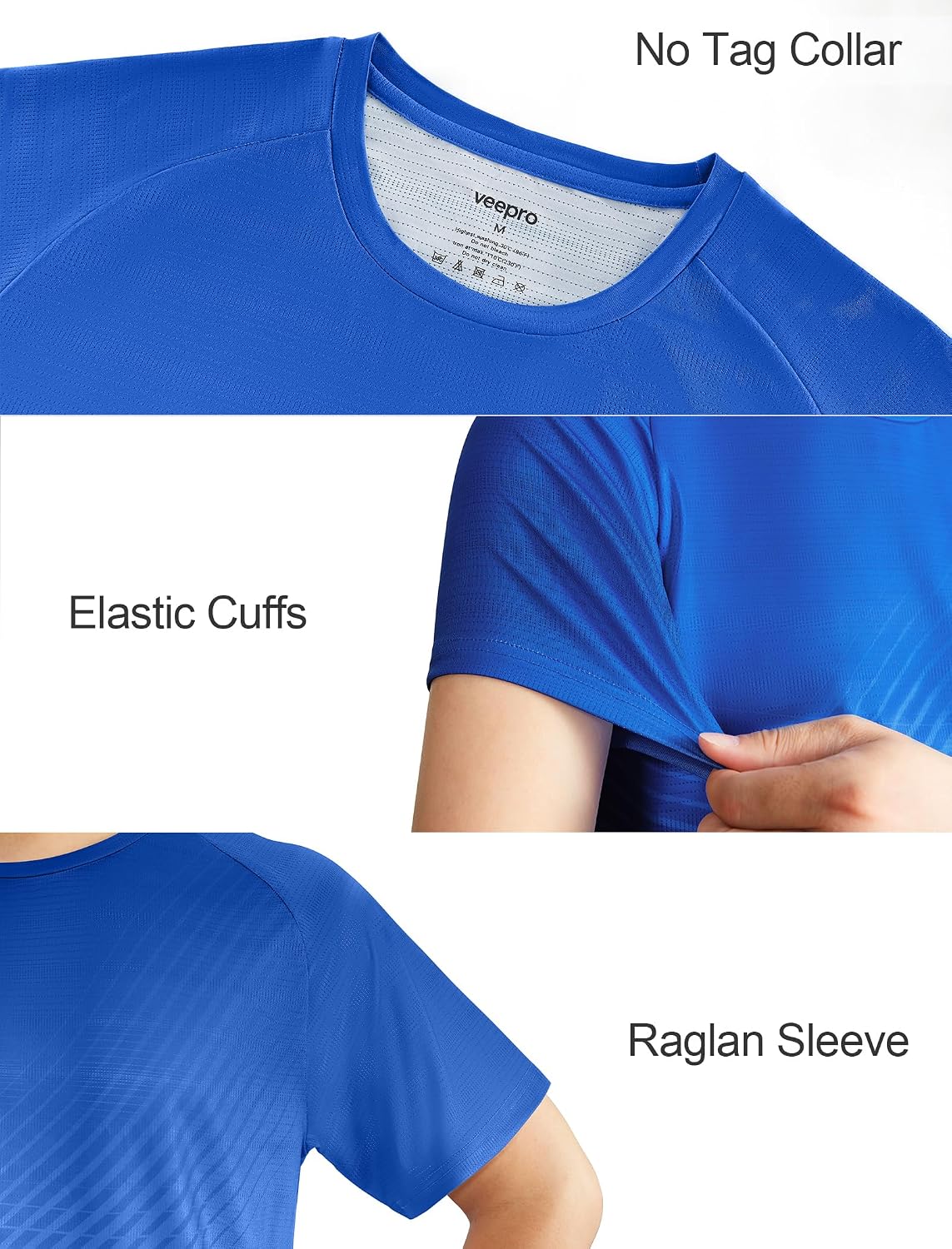 Thumbnail 3 de Men’s gym running T shirt, quick-dry