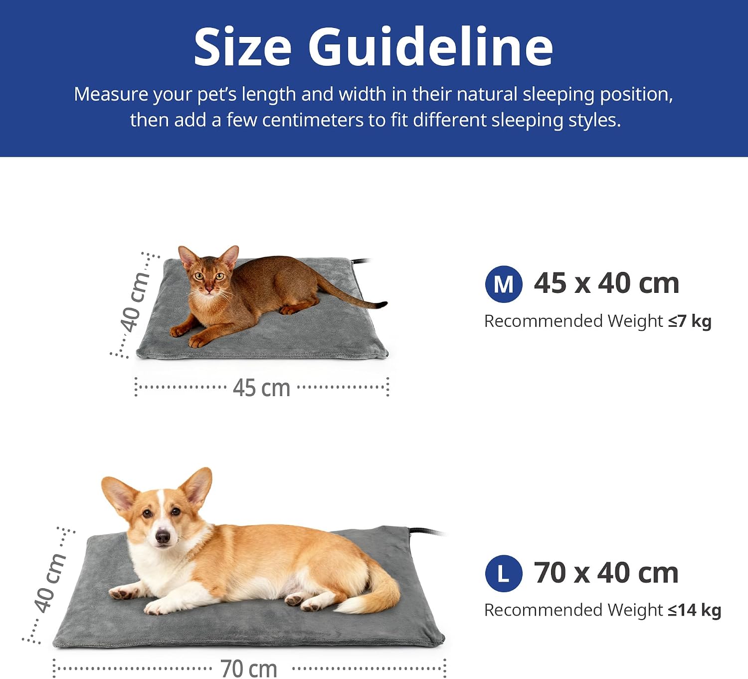 Thumbnail 5 de NICREW Cat Heating Pad 45 x 40 cm 55W