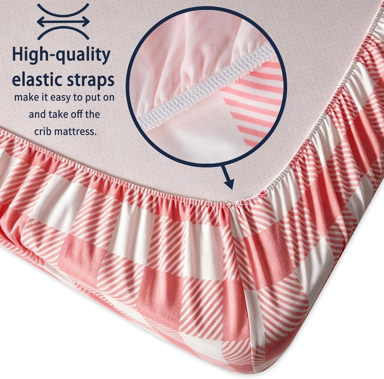 Detalle 2 de Baby Crib Sheets 2-Pack, Microfiber
