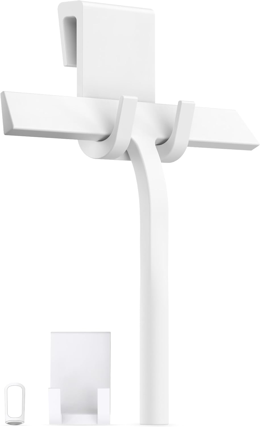 Detalle de Virea raclette de douche en silicone blanc (largeur 23 cm) avec suspension