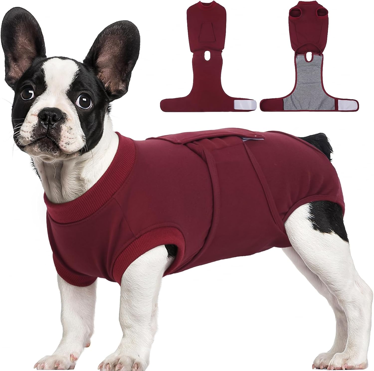 Detalle de Kuoser Kuoser-Dog recovery suit037-Pink-M Dog Recovery Suit, Cotton-Spandex