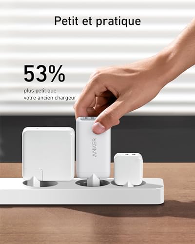 Detalle 2 de Anker Chargeur USB C Nano II 65W – Station 3 Ports