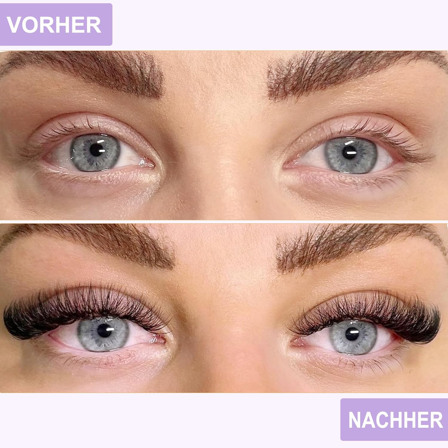 Thumbnail 5 de B&Q Einzelne Wimpern – 280 Stück 40D+50D Mix für DIY Wimpernverlängerung (8–16 Mix)