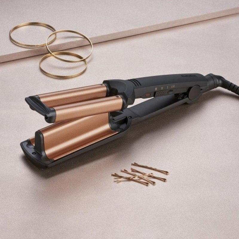 Detalle 2 de Rizador de Pelo BaByliss Deep Waves W2447E: ondas profundas y naturales con acabado de peluquería