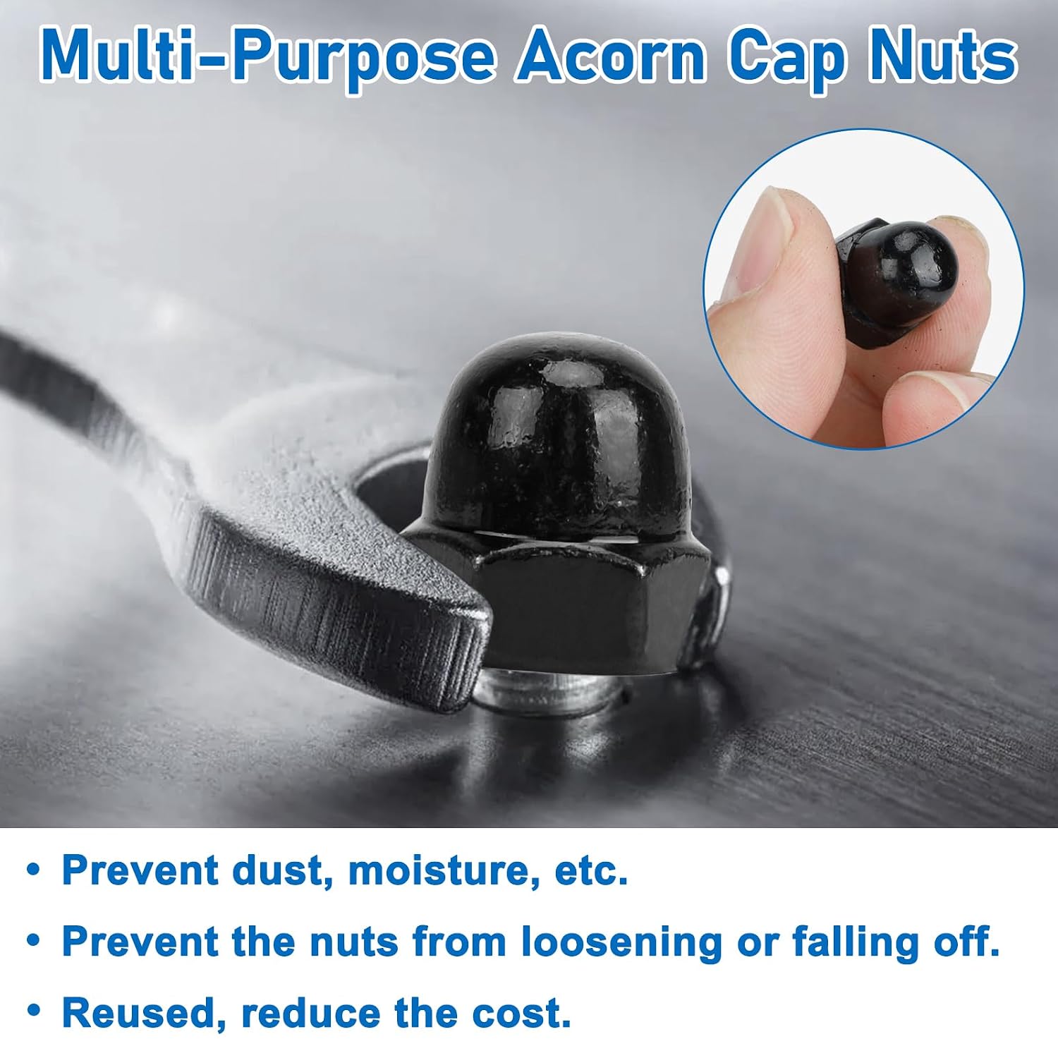 Detalle 1 de Vmute Acorn Cap Nuts, M10