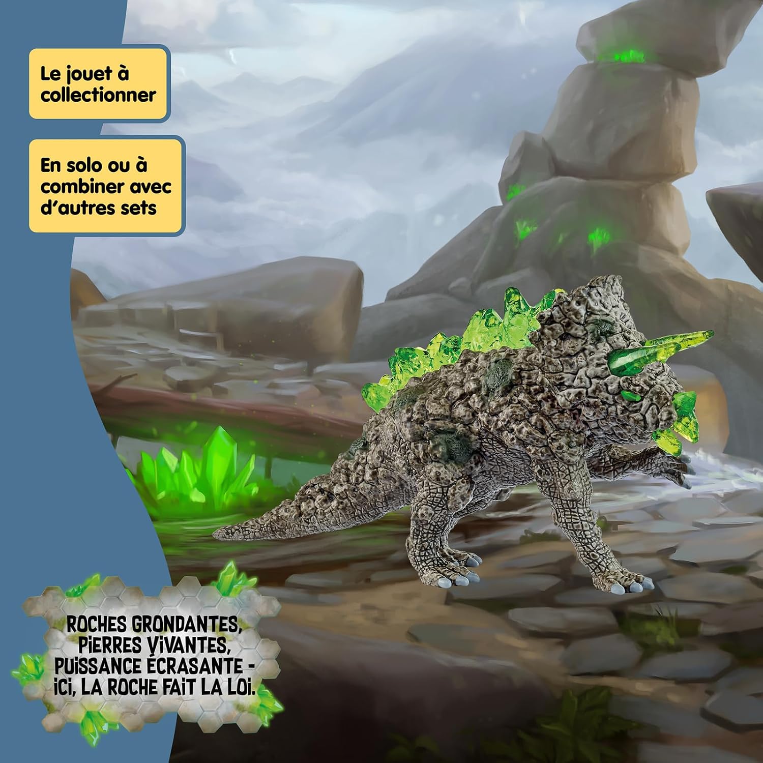 Thumbnail 5 de Schleich ELDRADOR Tricératops de Pierre 7 x 17 x 10 cm