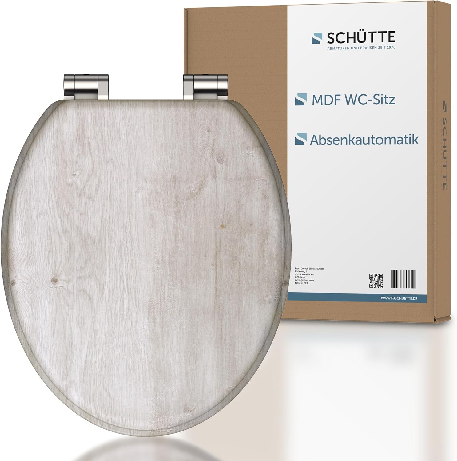 Thumbnail 6 de SCHÜTTE WC-Sitz BEACH WOOD mit Absenkautomatik – Holzdeckel mit Motiv, Belastung bis 175 kg