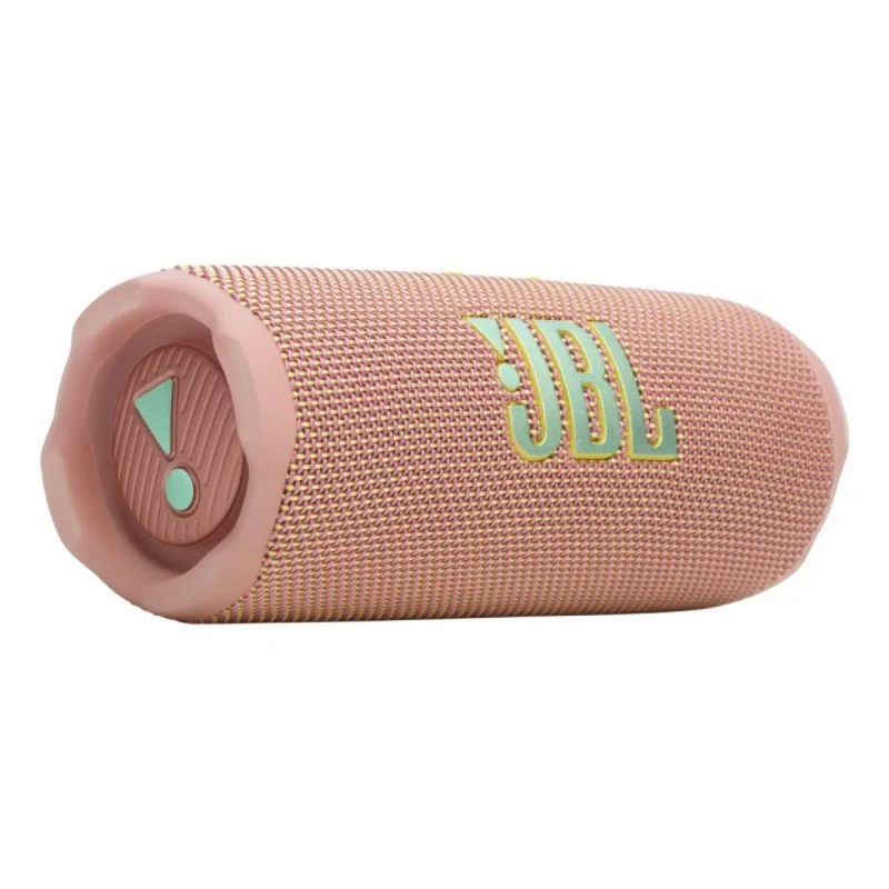 Detalle de JBL Flip 7, altavoz Bluetooth portátil rosa de 35 W RMS con IP67
