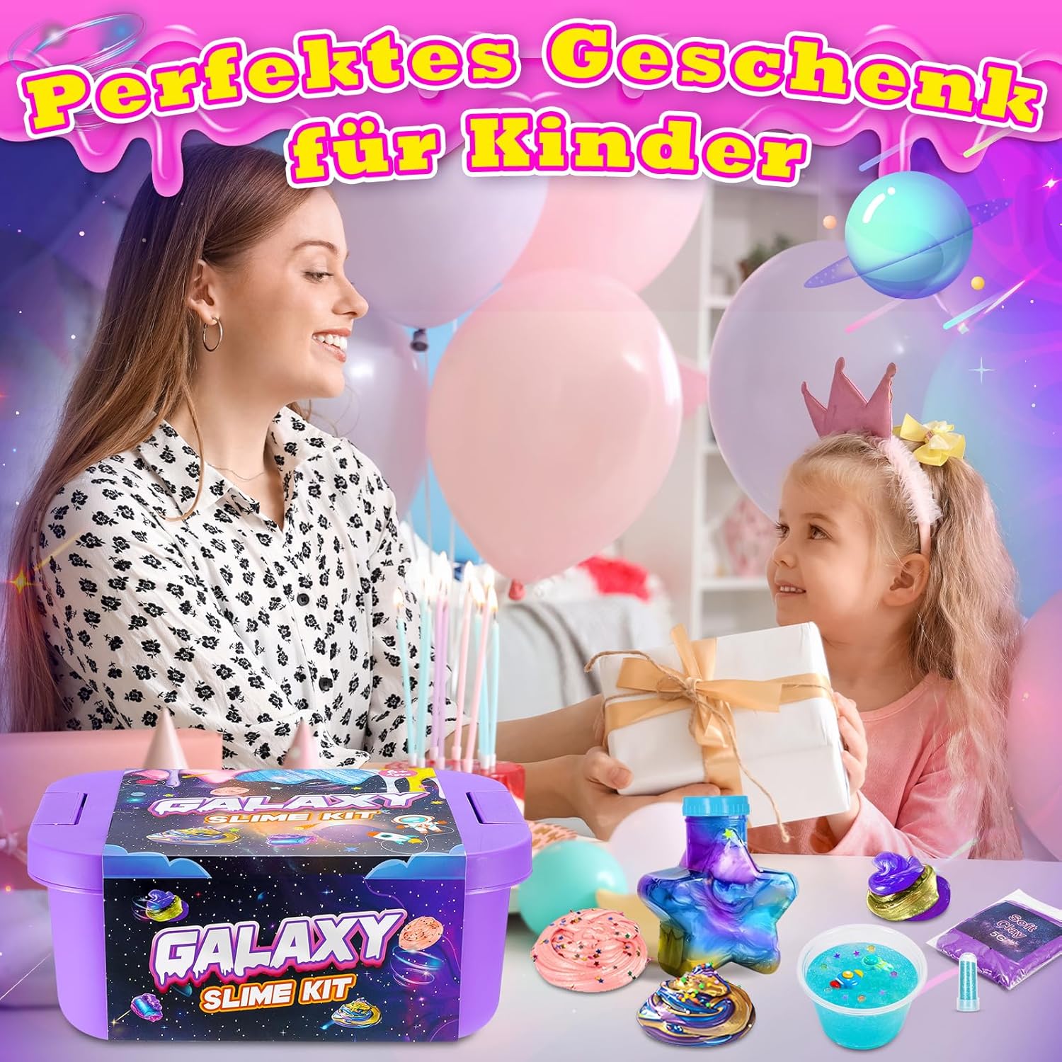 Thumbnail 6 de Hapikids Schleim Selber Machen Set – kreatives DIY‑Schleimlabor für Kinder 6–12 Jahre