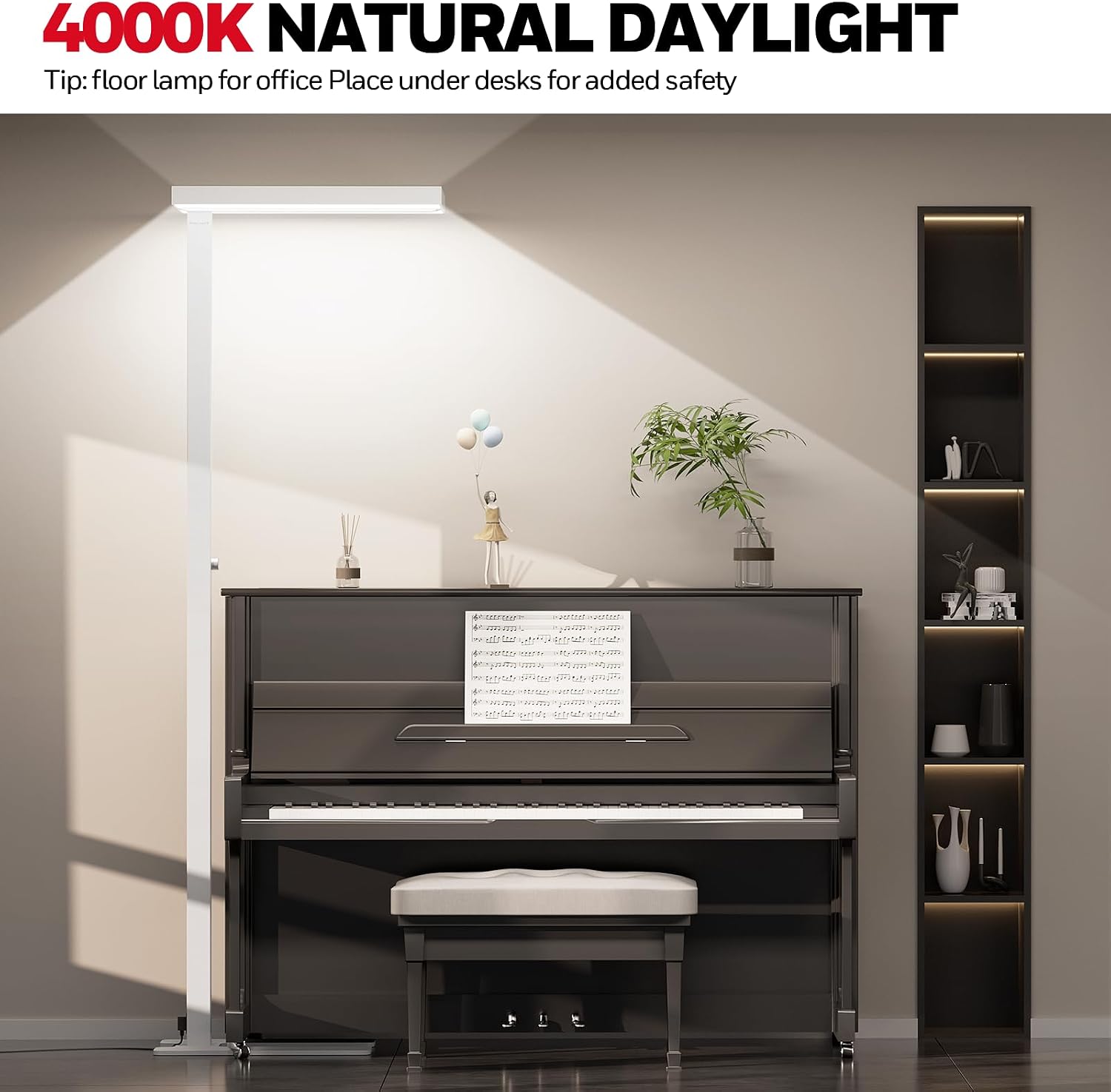 Thumbnail 5 de Honeywell 6000LM Floor Lamp for Living Room
