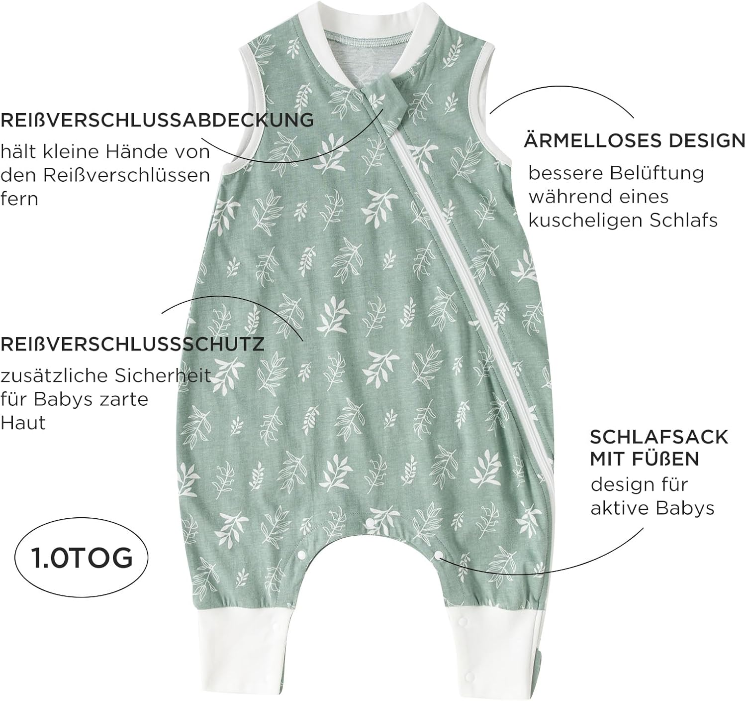 Thumbnail 3 de Duomiaomiao Sacco nanna con Piedi 1.0 Tog