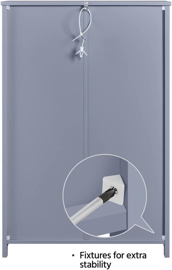 Thumbnail 6 de Yaheetech Armadietto da Bagno a Terra con Cassetti e Ripiano Regolabile – Finitura resistente all’acqua, antiribaltamento e design compatto