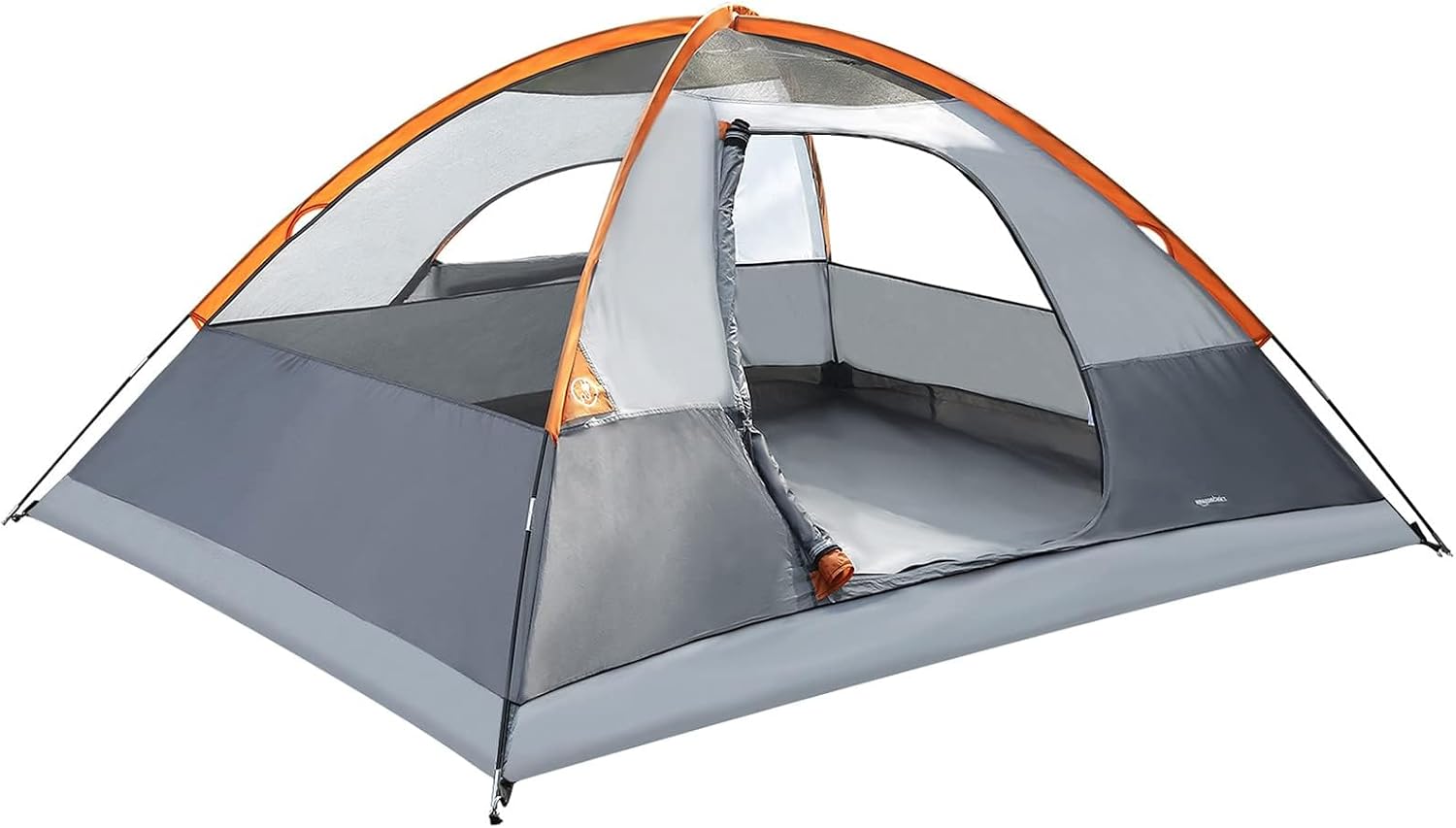 Detalle de Amazon Basics 4-Person Dome Tent with Rainfly for Three-Season Camping