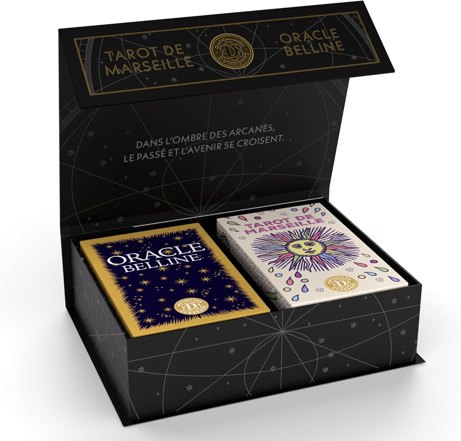 Detalle de Dusserre Marseille Tarot Mini Games & Oracle Belline – Limited Edition Collector's Box