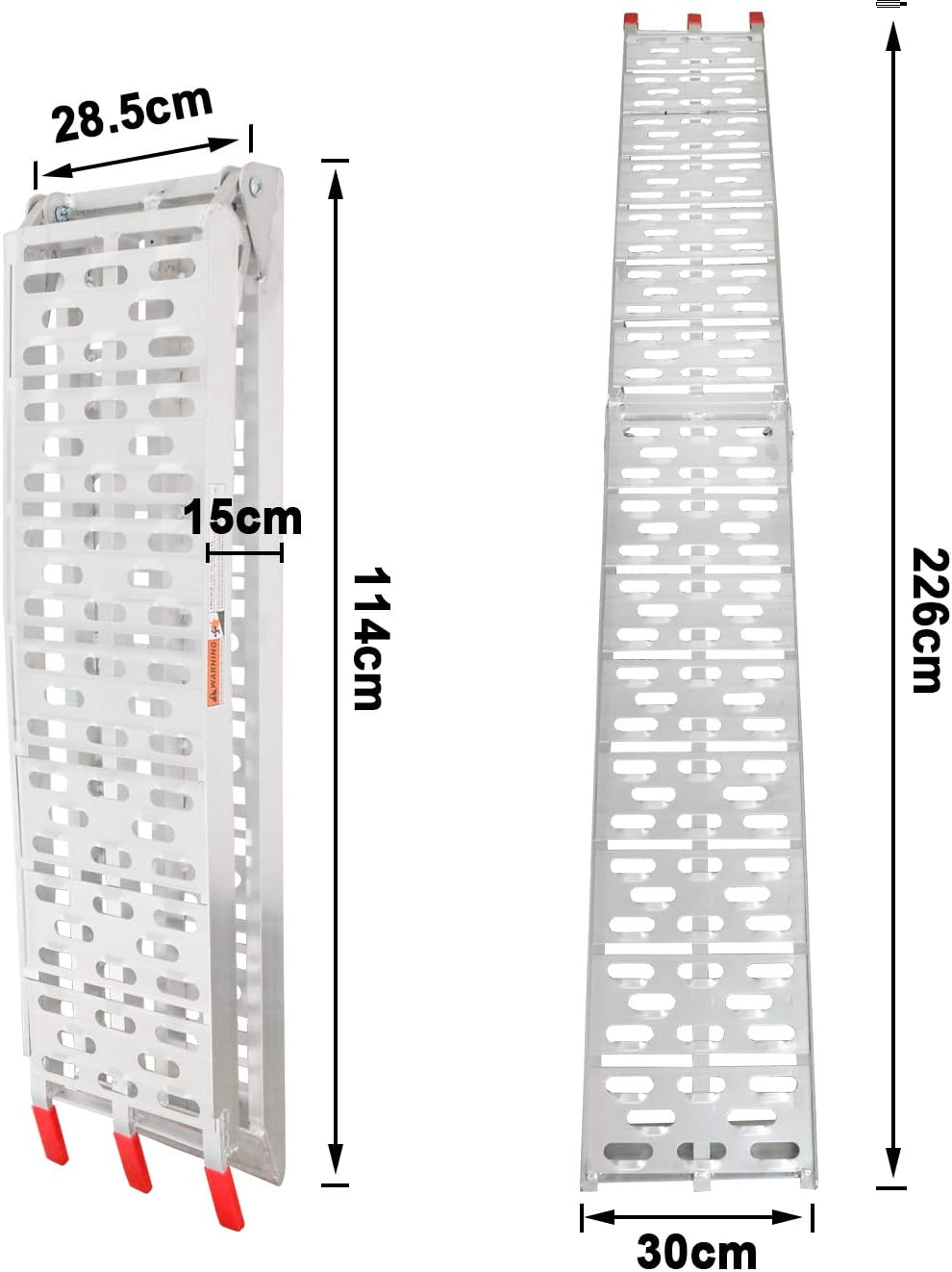 Detalle 2 de Lospitch rampe pieghevoli 680 kg 🚚