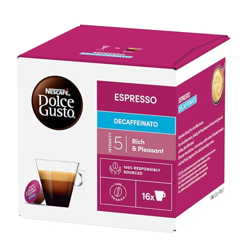 Thumbnail 10 de NESCAFÉ Dolce Gusto Espresso Decaffeinato Caffè – 96 Capsule Compatibili, miscela 100% Arabica