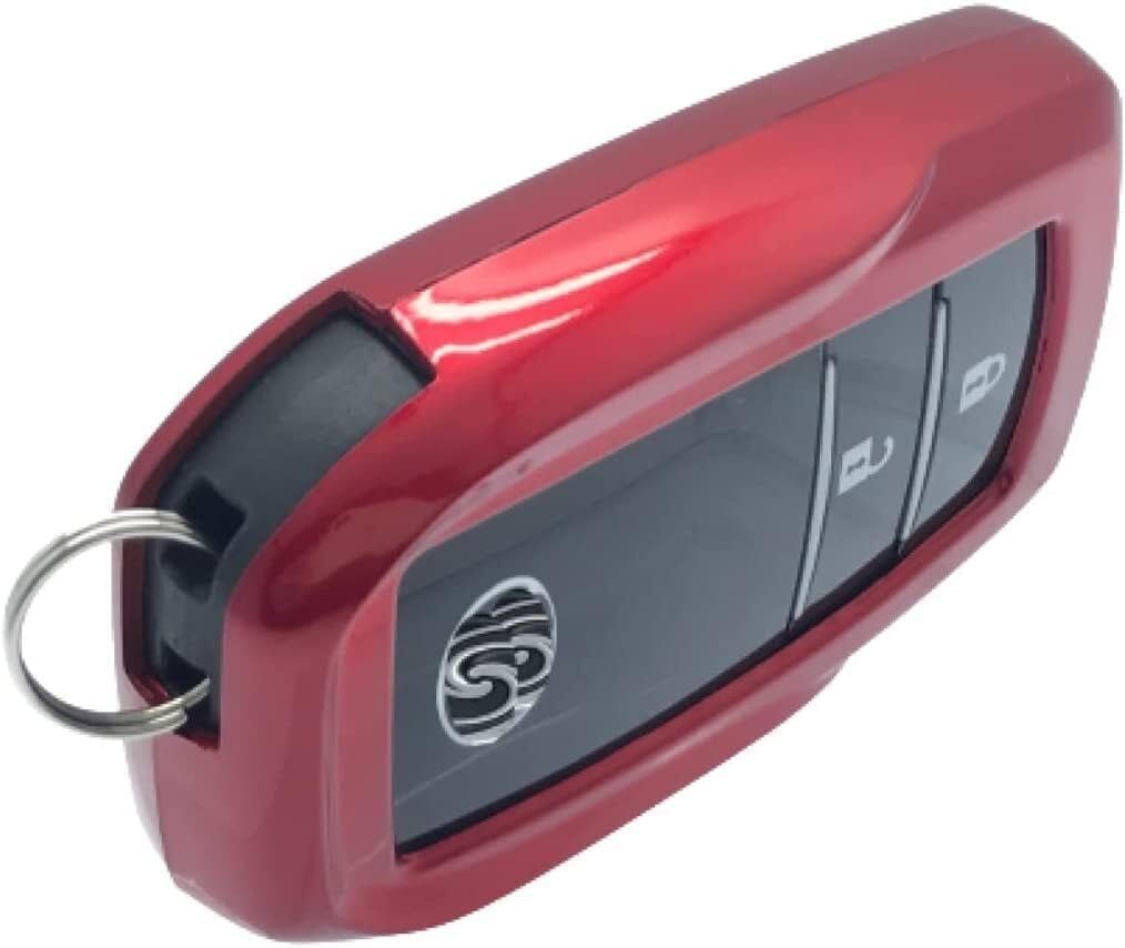 Detalle de Nordecco Gloss Key Case for Mazda 2 Hybrid 2024 Keyless Remote Smart (Red)