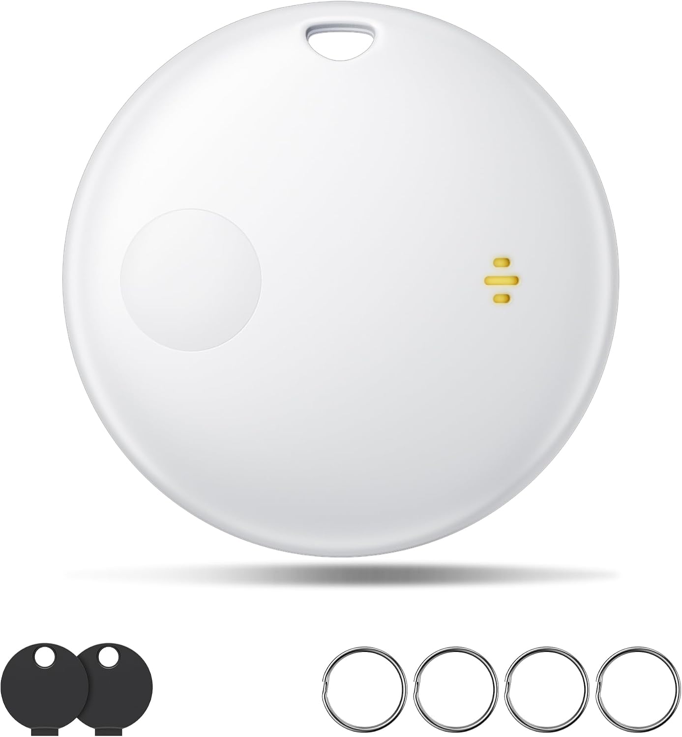 Detalle de KUKIHO Tracker Tag 1er-Pack – IP67, 100 dB, 12 Monate austauschbare Batterie – Kompatibel mit Apple Wo ist? (nur iOS) – Weiß
